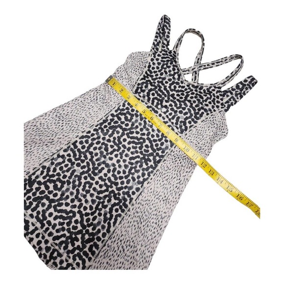 NWOT Lululemon Happy Strappy Tank Ace Spot Grain Black Dottie Dash Sz 4 Run Yoga - Picture 4 of 11
